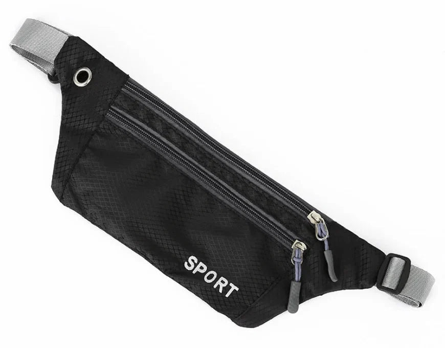 Waterproof Sports Waist Bag – Lightweight Chest & Shoulder Zip Pouch