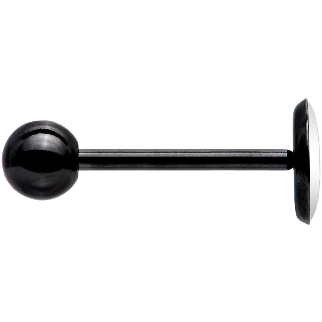 Full Color Owl Black Barbell Tongue Ring