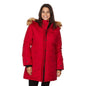 Yoki Women's Mid Length Hooded Puffy Coat