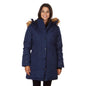 Yoki Women's Mid Length Hooded Puffy Coat
