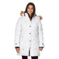 Yoki Women's Mid Length Hooded Puffy Coat