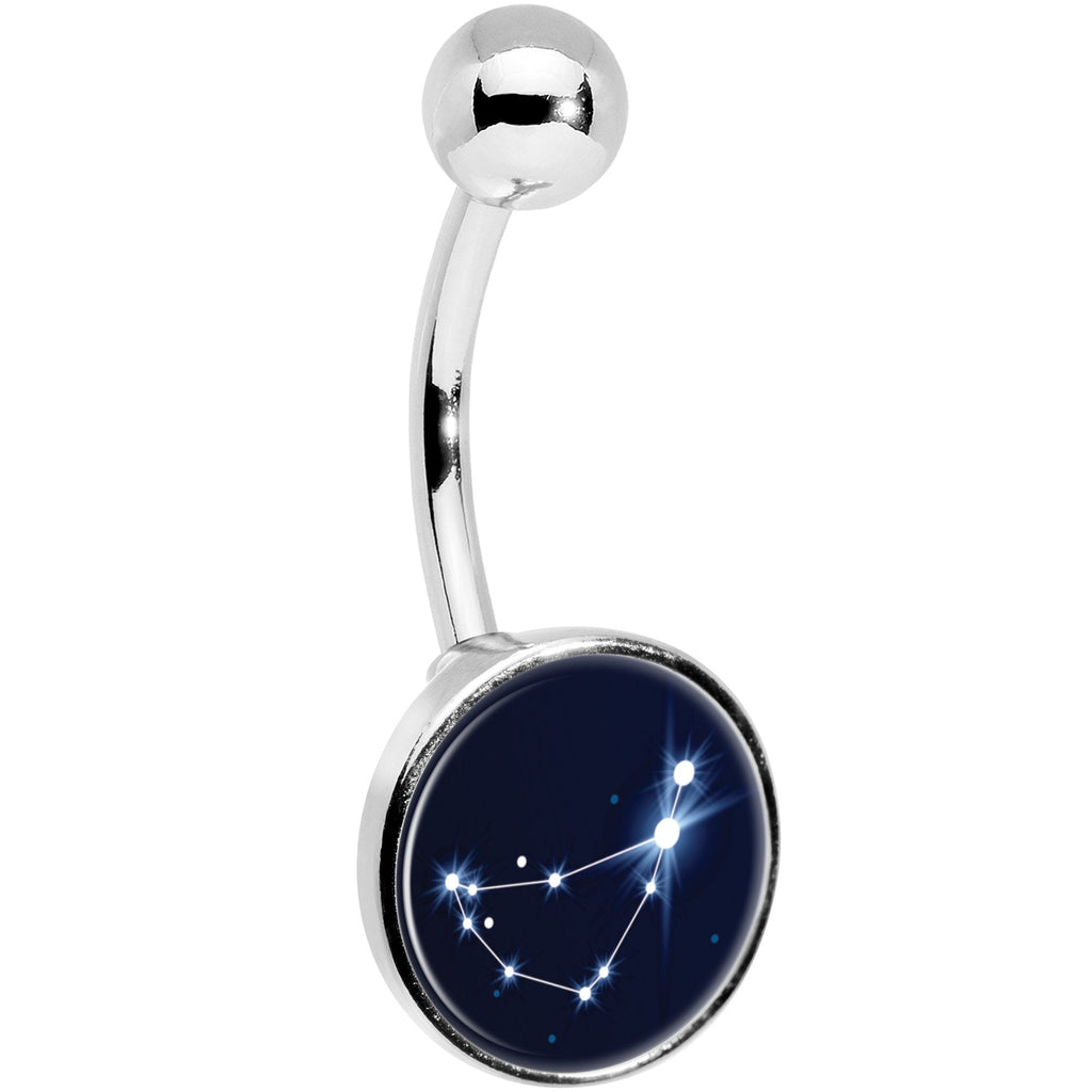 Zodiac Constellation Capricorn Belly Ring